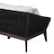 Armen Living Athos Indoor Outdoor 3 Seater Sofa in Dark Eucalyptus Wood with Charcoal Rope and Gray Cushions LCATSOWDDK - alternate 4